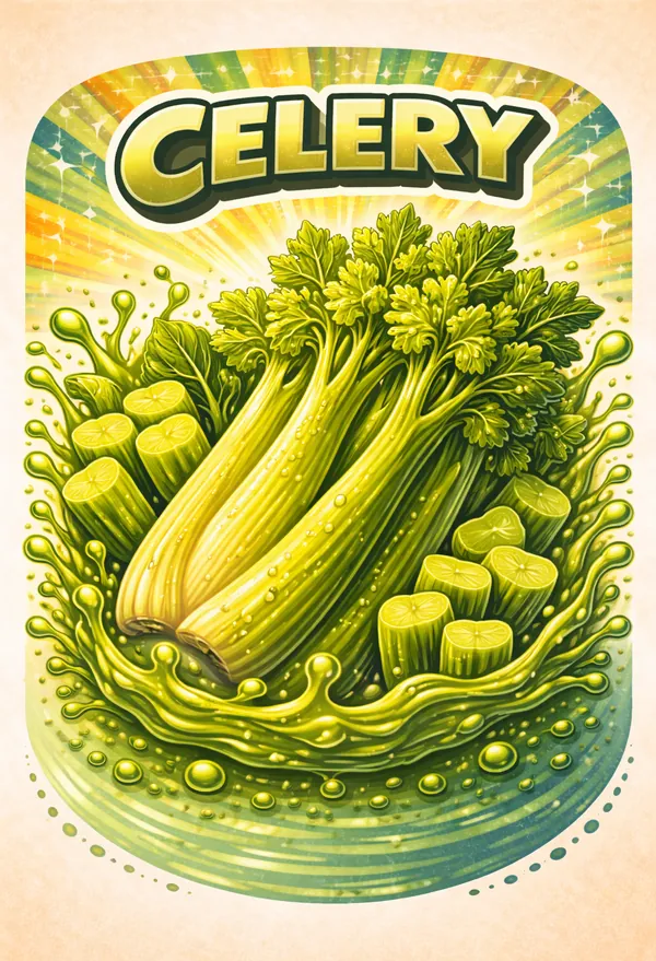 Bulk celery ingredients: celery juice concentrate, NFC juice, powder, puree, frozen cuts